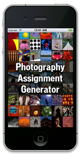 photography assignment generator